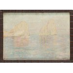 Bronislaw Olszewski (1874 - 1959), Rocks off the coast of Capri (Faraglioni), before 1927.