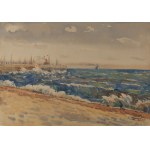 Antoni Wippel (1882 Mikuszowice - 1969 ), Wybrzeże Bałtyku, 1928