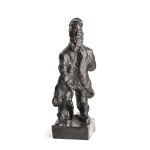 Emmanuel Katz (1894 Krzemieniec - 1962 Tel Aviv), Kráčející Žid s deštníkem