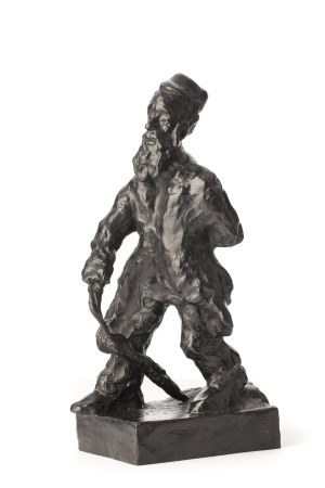 Emmanuel Katz (1894 Krzemieniec - 1962 Tel Awiw), Idący Żyd z parasolem