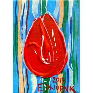 Edward Dwurnik ( 1943 - 2018 ), Tulip, 2017