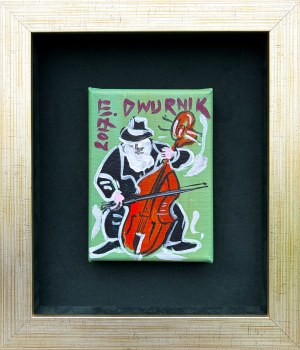 Edward Dwurnik ( 1943 - 2018 ), Kontrabasista, 2017