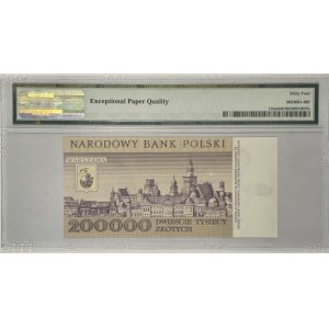 PRL, 200000 Złotych 1989, Seria-A, PMG 64 EPQ