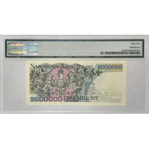 Third Republic of Poland, 2,000,000 Złoty, 1992, Series B, PMG 64