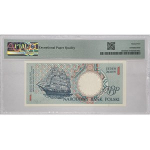 1 Złoty, Serie A, 1990, PMG 65EPQ, GDYNIA