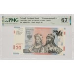 Third Republic of Poland, 20 zlotych 2015, 1,050th Anniversary of the Baptism of Poland, PMG 67 EPQ