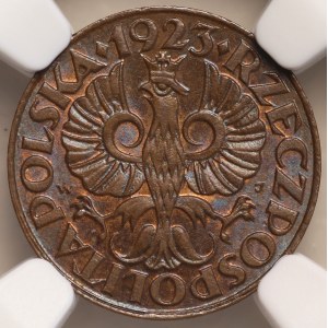 Zweite Polnische Republik, 1 Groschen 1923, NGC 65 BN