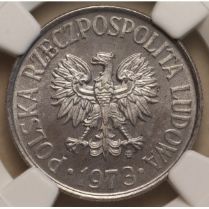 Poľská ľudová republika, 50 grošov, 1973, NGC MS 64