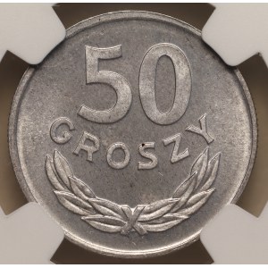 Poľská ľudová republika, 50 grošov, 1973, NGC MS 64