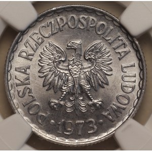 Volksrepublik Polen, 1 Złoty 1973, NGC MS 64