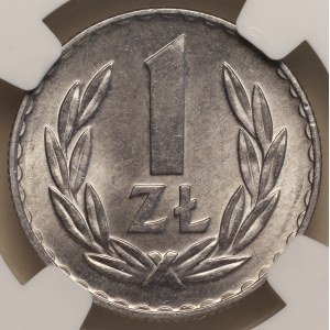 Volksrepublik Polen, 1 Złoty 1973, NGC MS 64