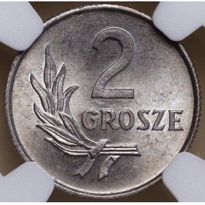 Volksrepublik Polen, 2 Groschen 1949, NGC MS 65