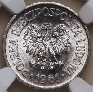 People's Republic of Poland, 10 groszy, 1961, NGC MS 66