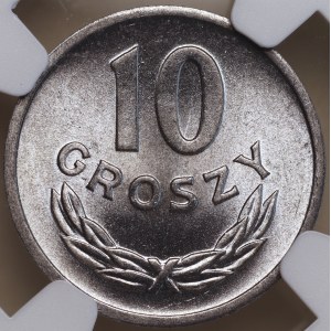 People's Republic of Poland, 10 groszy, 1961, NGC MS 66