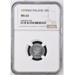 Volksrepublik Polen, 10 Groszy 1979, NGC MS 64