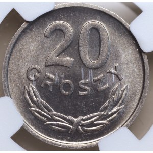 Volksrepublik Polen, 20 Groszy 1963, NGC MS 66