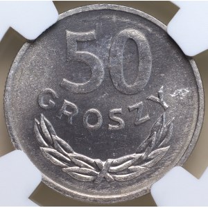 République populaire de Pologne, 50 groszy 1970, NGC MS 64