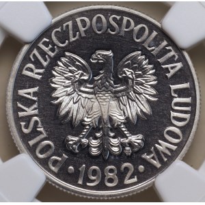 Poľská ľudová republika, 50 grošov, 1982, NGC PF 67