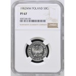 Poľská ľudová republika, 50 grošov, 1982, NGC PF 67