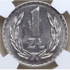 People's Republic of Poland, 1 zloty 1974, NGC MS 65 PL