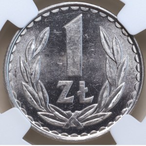 Volksrepublik Polen, 1 Złoty 1982, NGC MS 63