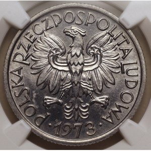 République populaire de Pologne, 2 złoty 1973, NGC MS 64