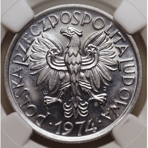 Poľská ľudová republika, 2 zloté, 1974, NGC MS 67