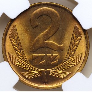 Poľská ľudová republika, 2 zloté, 1976, NGC MS 66