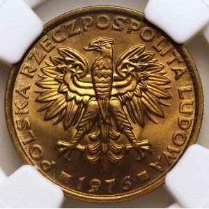 Volksrepublik Polen, 2 Złoty 1976, NGC MS 65