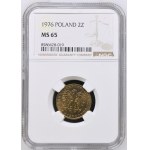 Volksrepublik Polen, 2 Złoty 1976, NGC MS 65