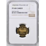 République populaire de Pologne, 2 zlotys 1982, NGC PF 68 CAMEO