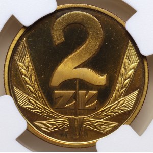 Volksrepublik Polen, 2 Złoty 1982, NGC PF 67 ULTRA CAMEO