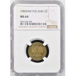 République populaire de Pologne, 2 zlotys 1983, NGC MS 64