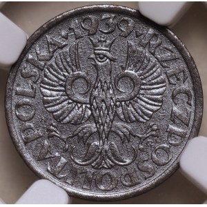 Generalgouvernement, 1 Groschen 1939, NGC MS 64