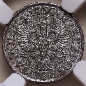 Generalgouvernement, 1 Groschen 1939, NGC MS 63