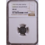 Generalgouvernement, 1 Groschen 1939, NGC MS 62