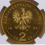 Third Republic of Poland, 1996 2 zlote “Zygmunt II August,” NGC MS 67