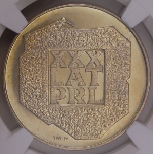 Repubblica Popolare Polacca, 200 zloty del 1974 «XXX anni della Repubblica Popolare Polacca», NGC MS 62