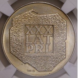 People's Republic of Poland, 200 zlotych, 1974, 30 Years of the People's Republic of Poland, NGC MS 64
