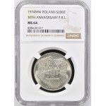 People's Republic of Poland, 200 zlotych, 1974, 30 Years of the People's Republic of Poland, NGC MS 64