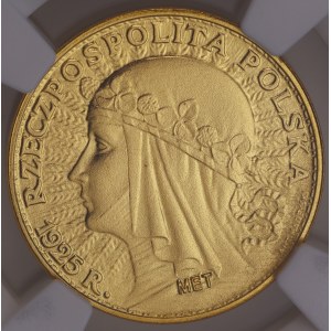 Second Polish Republic / Third Polish Republic, 10 zlotych 1925 Polonia, official replica, NGC PF 70 ULTRA CAMEO