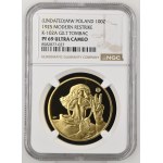 Second Polish Republic / Third Polish Republic, 100 zlotych 1925 Nicolaus Copernicus, official replica, NGC PF 69 ULTRA CAMEO