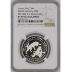 Germany, 20 euro 2020 D, Grimm's Fairy Tales, The Wolf and the Seven Little Goats, NGC PF 69 ULTRA CAMEO