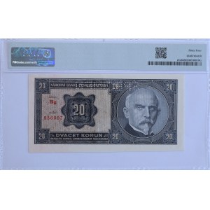 Czechoslovakia, 20 Korunas, 1926, SPECIMEN, Bg series, PMG 64