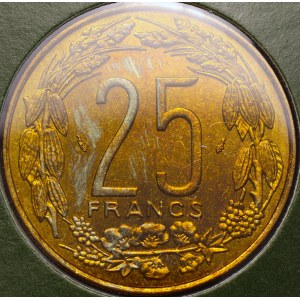 Čad, 25 franků, 1978, stav 1