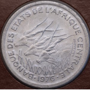 Kongo, 1 Frank 1976, stan 1