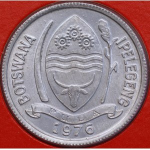 Botswana, 1 Thebe 1976, stan 1
