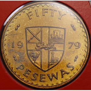 Ghana, 50 Pesewas 1979, FAO, stan 1