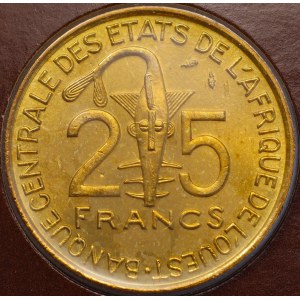 Bénin, 25 francs 1982, FAO, état 1