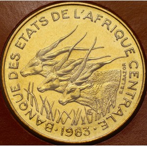 Cameroon, 10 Francs, 1983, Grade 1